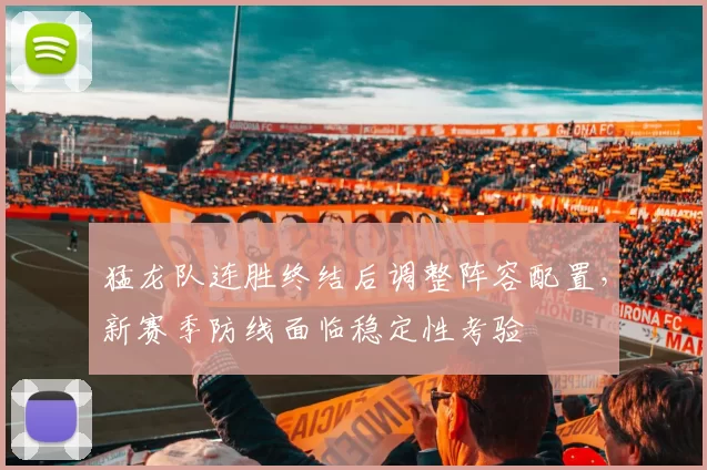 猛龙队连胜终结后调整阵容配置，新赛季防线面临稳定性考验